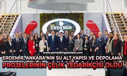 Erdemir, Ankara’nın su alt yapısı ve depolama projelerinin çelik tedarikçisi oldu