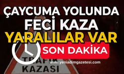Çaycuma yolunda feci kaza: Yaralılar var