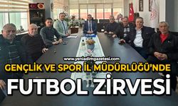 Gençlik ve Spor İl Müdürlüğü’nde futbol zirvesi