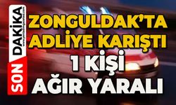 Adliye karıştı: 1 ağır yaralı