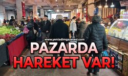 Pazarda hareket var