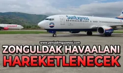 Zonguldak havalimanı hareketlenecek