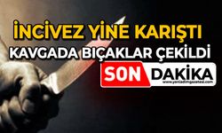 İncivez yine karşıtı: Kavga da bıçaklar çekildi
