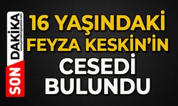 16 yaşındaki Feyza Keskin ölü bulundu