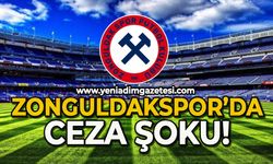 Zonguldakspor’da ceza şoku
