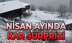 Nisan sonunda kar sürprizi