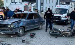 Kastamonu'da otomobil ile motosiklet çarpıştı: 3 yaralı