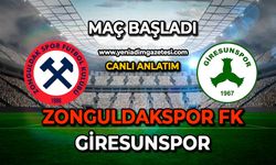 Zonguldakspor – Giresunspor karşılaşması başladı