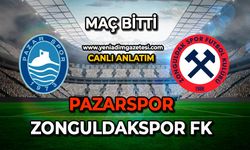 Pazarspor - Zonguldakspor FK karşılaşması sona erdi