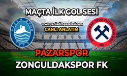 Pazarspor - Zonguldakspor FK karşılaşmasında ilk gol sesi