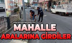 Mahalle aralarına girdiler