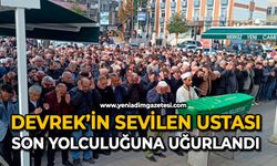 Devrek’in sevilen ustası son yolculuğuna uğurlandı