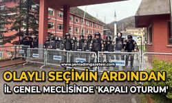 Olaylı seçimin ardından İl Genel Meclisinde 'kapalı oturum'