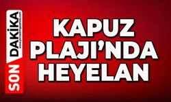 Kapuz Plajı’nda heyelan