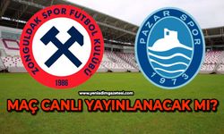 Pazarspor- Zonguldakspor maçı canlı yayınlanacak mı ?