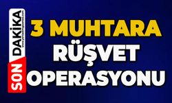 Rüşvet operasyonu: Gözaltılar var