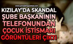 Başkanın telefonunda 9 yaşındaki çocuğun müstehcen fotoğrafları çıktı