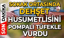 Husumetlisini pompalı tüfekle vurdu: Durumu ağır