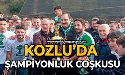 Kozlu’da şampiyonluk coşkusu