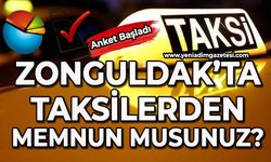 Zonguldak'ta taksilerden memnun musunuz?
