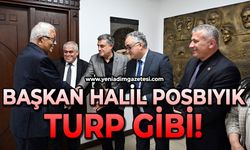 Başkan Halil Posbıyık turp gibi!