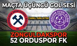 Zonguldakspor-52 Orduspor FK maçında üçüncü gol sesi