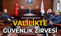 Valilikte güvenlik zirvesi