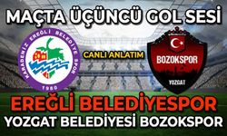 Ereğli-Yozgat maçında üçüncü gol sesi