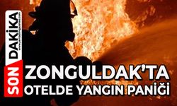 Zonguldak’ta otelde yangın paniği