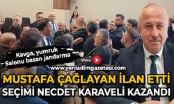 Yumruklu seçimin galibi Necdet Karaveli oldu: Mustafa Çağlayan tebrik etti