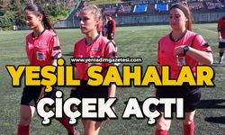 Yeşil sahalar çiçek açtı