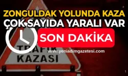 Zonguldak'ta kontrolden çıkan araç kaza yaptı