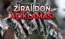 Bakan İbrahim Yumaklı'dan zirai don açıklaması