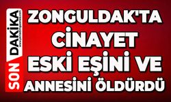 Zonguldak'ta cinayet: Eski eşini ve annesini öldürdü