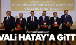 Zonguldak Valisi Osman Hacıbektaşoğlu Hatay'a gitti