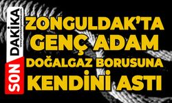 Zonguldak'ta genç adam kendini astı