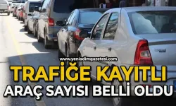 Zonguldak'ta trafiğe kayıtlı araç sayısı belli oldu
