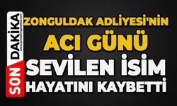Zonguldak Adliyesi'nin acı günü: Sevilen isim hayatını kaybetti