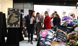 AVM'de el emeği ürünler sergilendi
