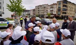 Çaycuma'da öğrencilere trafik bilinci aşılandı