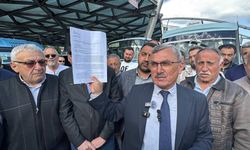 Karabük'te minibüs esnafından 'haksız rekabet' tepkisi