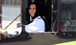 Otobüs şoförü anneleri kentin ulaşım yükünü omuzluyor