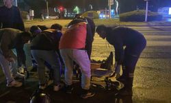 Otomobil ile motosiklet çarpıştı: 1 yaralı