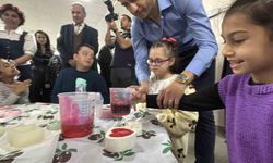 Özel öğrenciler atık yağlardan sabun yapmayı öğrendi
