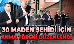 30 maden şehidi için anma töreni düzenlendi