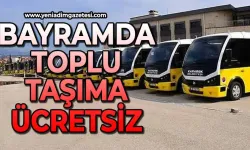 Toplu taşıma bayramın ilk 3 günü ücretsiz