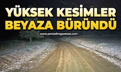 Yüksek kesimlerinde kar yağışı etkili oluyor