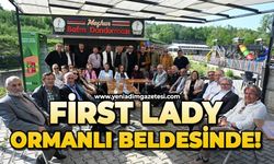 First Lady Ormanlı beldesinde!