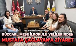 Zonguldak Rüzgarlımeşe İlkokulu velilerinden Çağlayan'a ziyaret
