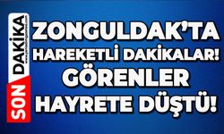 Zonguldak'ta hareketli dakikalar: Görenler hayrete düştü!